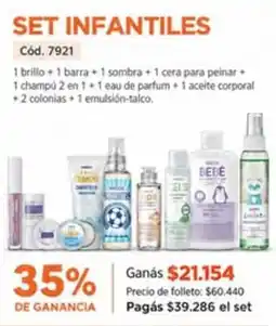 Amodil Set infantiles cód. 7921 oferta