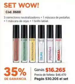 Amodil Set wow! cód. 8688 oferta