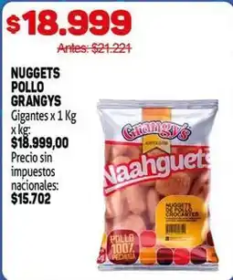 Makro Grangys - nuggets pollo gigantes oferta
