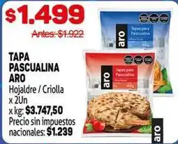 Makro Aro - tapa pascualina aro oferta