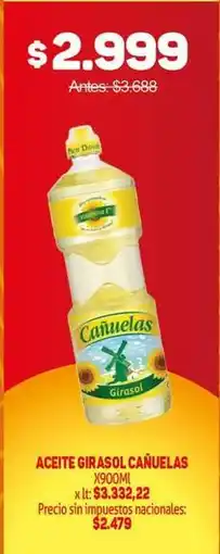 Makro Cañuelas - aceite girasol oferta