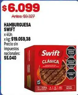 Makro Swift - hamburguesa oferta