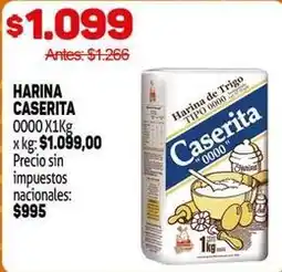 Makro Caserita - harina caserita 0000 x1kg oferta