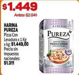 Makro Pureza - harina de pizza con levadura oferta