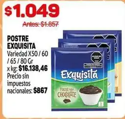 Makro Exquisita - postre oferta
