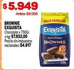 Makro Exquisita - brownie chocolate oferta