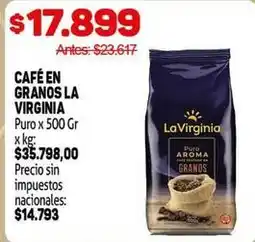 Makro La virginia - café en granos oferta