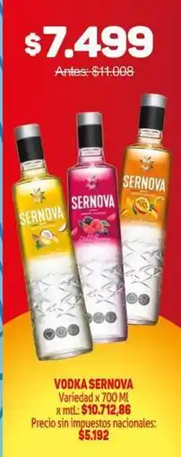 Makro Sernova - vodka sernova variedad x 700 ml oferta