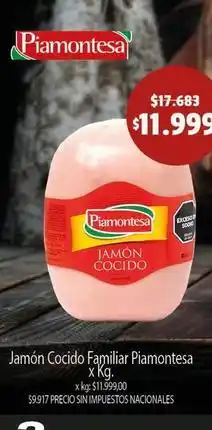 Makro Piamontesa - jamón cocido familiar oferta