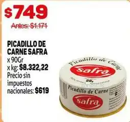 Makro Picadillo de carne oferta