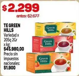 Makro Green hills - te green hills oferta