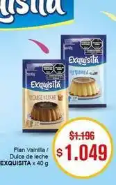Makro Exquisita - flan vainilla / dulce de leche oferta