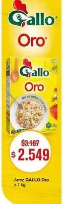 Gallo oro - arroz