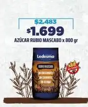 Makro Ledesma - azúcar rubio mascabo oferta