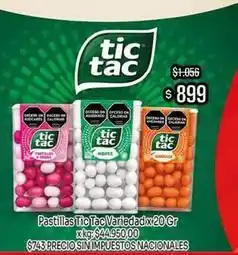Makro Tic tac - pastillas variedad oferta