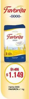 Makro Favorita - harina 0000 oferta
