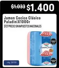 Makro Paladini - jamon cocido clásico oferta