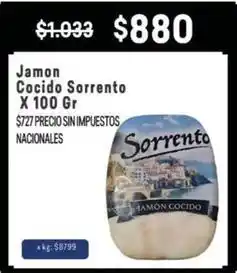 Makro Jamon cocido oferta