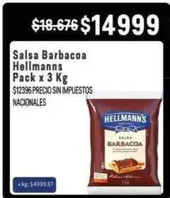 Makro Hellmann's - salsa barbacoa oferta