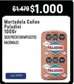 Makro Paladini - mortadela cañon oferta