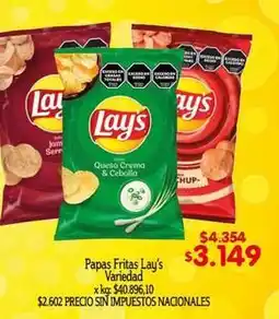 Makro Lay's - papas fritas oferta