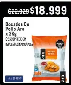 Makro Aro - bocados de pollo oferta