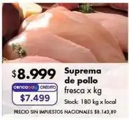 Disco Suprema de pollo fresca oferta