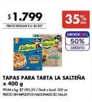 Disco La salteña - tapas para torta oferta