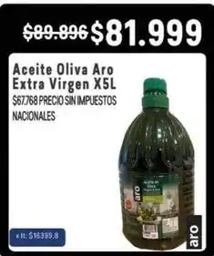Makro Aro - aceite oliva extra virgen x5l oferta