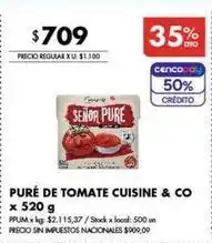 Disco Pur uevo de tomate cuisine & co oferta