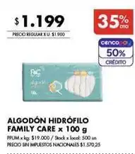 Disco Algodón hidrófilo oferta