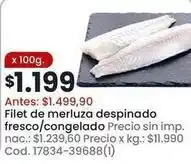 Coto Filet de merluza despindo fresco/congelado cod. 17834-39688(1) oferta
