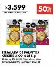Disco Ensalada de palmitos oferta