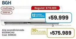 Coto Bgh - aire acondicionado bs26wchu cod. 609943 oferta