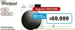 Coto Whirlpool - lavarropas carga frontal oferta