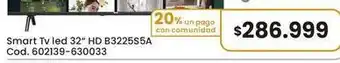32 - smart tv led hd b25s5a cod. 602139-630033