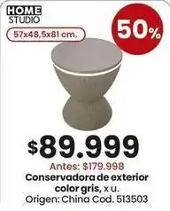 Coto Origen - conservadora de exterior color gris oferta
