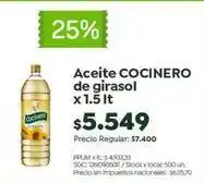 Jumbo Cocinero - aceite de girasol oferta