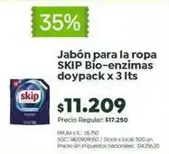 Jumbo Skip - jabón para la ropa bio-enzimas doypack oferta