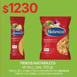 Supermercados Vea Matarazzo - fideos oferta