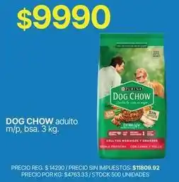 Supermercados Vea Dog chow - dog chow adulto m/p, bsa oferta