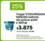 Jumbo Yogurísimo - yogurisimo griego natural sin azúcar pote oferta