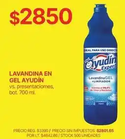 Supermercados Vea Lavandina en gel oferta