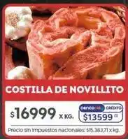 Jumbo Costilla de novillito oferta