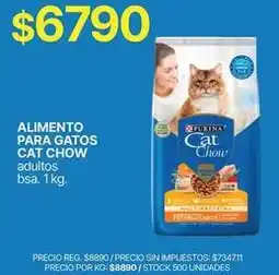 Supermercados Vea Cat chow - alimento para gatos oferta