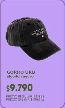 Supermercados Vea Negro - gorro urb oferta