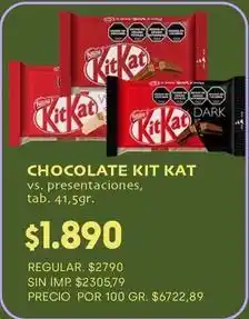 Supermercados Vea Kit kat - chocolate kit kat oferta