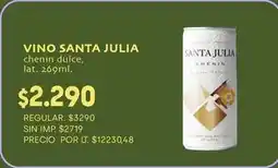 Supermercados Vea Santa julia - vino santa julia chenin dulce oferta