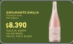 Supermercados Vea Emilia - espumante oferta