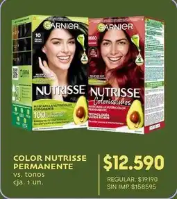 Supermercados Vea Garnier - color nutrisse permanente oferta